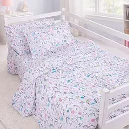 Комплект постільної білизни Ranforce Elite Mirson Tiny Unicorn pink 200х220см (2200012579923)