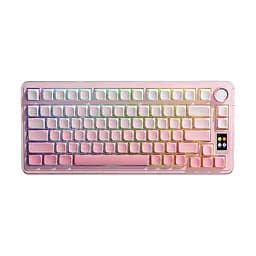 Механическая клавиатура AULA S75 Pro / 75% / Три режима подключения / Seyia Switch / Pink