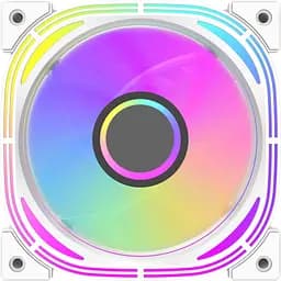 Вентилятор Darkflash INF24 SINGLE(PWM) white 120mm 4PIN+3PIN ARGB Билий (INF24 SINGLE(PWM) white)