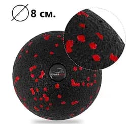 Набір м'ячів для масажу та йоги PowerPlay PP_4090 EPP (Комплект з 2 штук) Red (PP_4090_Red) - мініатюра 3