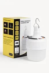 Фонарик-лампочка LED с аккумулятором на солнечной панели 1200mAh