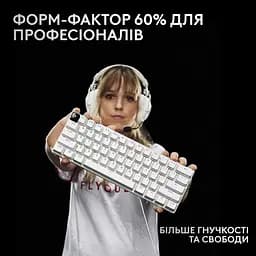 Клавіатура Logitech G Pro X 60 LightSpeed White (920-011930) [107470] - мініатюра 5