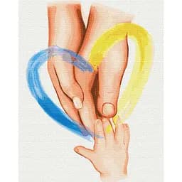 Картина за номерами ZiBi Kids Line Сімейне тепло Svetlana Drab 40х50 см (ZB.64046)