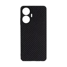 Карбоновый чехол для Realme C55, LikeCarbon, черный, панель, защитный чехол-накладка, ультратонкий и легкий, противоударный, обеспечивает защиту от ударов, падений и царапин, ArmorStandart (ARM71939)