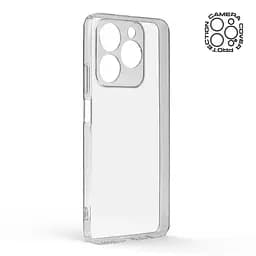 Прозрачный чехол для Realme C63 4G/C61 4G с защитой камеры, тонкий, силиконовый, бесцветный, ударопрочный, противоударный бампер с закрытой камерой, ArmorStandart (ARM80528) - мініатюра 2