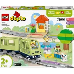 Конструктор LEGO DUPLO Інтерактивний пригодницький потяг 57 деталей (10427)