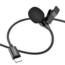 Мікрофон петличний Hoco L14 Lightning (2m) Black - мініатюра 5