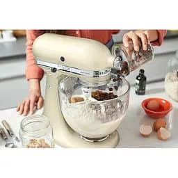 Планетарний міксер KitchenAid Artisan 4.8 л кремовий (5KSM125EAC) - мініатюра 6
