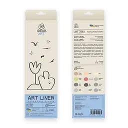 Набір кольорових лінерів, 12 кольорів, 12 set Natural colors, IDEA10-AL12NATR 99IDEAS - мініатюра 2