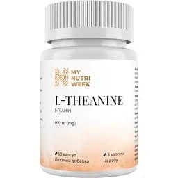 L-теанін My Nutri Week 200 мг 60 капсул