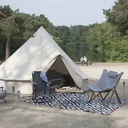 Крісло розкладне Bo-Camp Bloomsbury L Grey (1200370), Сірий - мініатюра 12