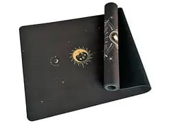 Килимок для йоги BlackMoon (замша-каучук) чорний EasyFit fit0025073 - мініатюра 3