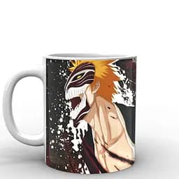 Кухоль GeekLand Бліч Bleach Ічіго на чорному тлі BL.02.004 330 мл чорний