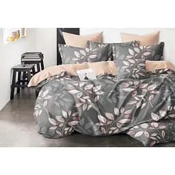 Комплект постільної білизни Soho Lounge Aragon Grey Євро 200x230 см бежево-сірий (A130156)