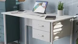 Комп'ютерний стіл Ferrum-decor Таккота 75x120x70 білий ДСП Білий 16мм (FRD-102116) - мініатюра 5