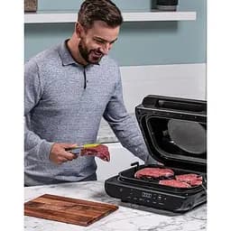 Мультипіч Ninja Health Grill & Air Fryer XL AG551EU чорно-сіра [94740] - мініатюра 7