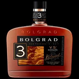 Коньяк України Bolgrad VS 3 зірки 40% 0.5 л