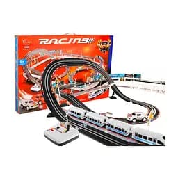 Електропоїзд Ramiz 2в1 для перегонів на дистанційному керуванні+локомотиви+вагони+машина ML-50703