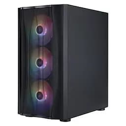 Корпус 1stPlayer X3-M-BK-4F1 Black без БЖ - мініатюра 8