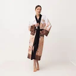 Кімоно жіноче з плюшевого велюру Kimono Aesthetic soul 18405 2XL