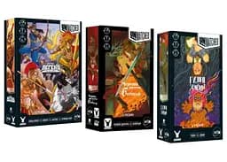 Настольная игра Geekach Games Unmatched: Битва легенд. Часть вторая + Красная Шапочка против Беовульфа + Гудини против Джина (укр.) (GKCH053UM2+2)