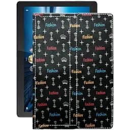 Чохол StatusCASE з екошкіри для планшету Lenovo Tab P10 TB-X705L Фешн чорний