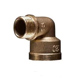 Колено переходное Lexline К.0104-В 1/2"Н х 3/4"В усиленное латунь 30412