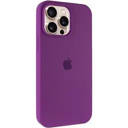 Чохол Epik Silicone Case Full Protective AA для Apple iPhone 15 Pro 6.1 Фіолетовий/Grape