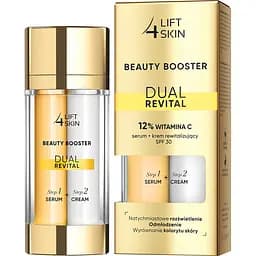Сироватка Lift 4 Skin Beauty Booster Dual Revital 12% Vitamin C Serum + Cream SPF30+ 30 мл (2шт. х15 мл) - мініатюра 3