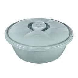 Миска Stars Plast круглая с крышкой серый 10.5 л (94035/сер)