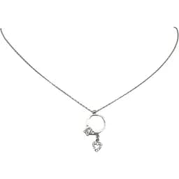 Серебряное колье Золотой квартал с фианитами. Артикул 317314 45