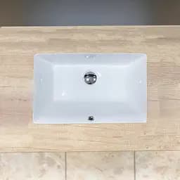 Умивальник VBI Mantua white врізний VBI-018029, Білий - мініатюра 4