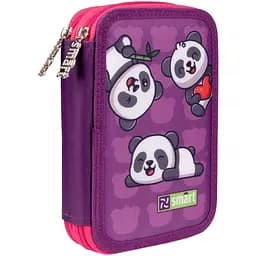 Пенал твердий Smart HP-01 Hi, panda, 13х21х4 см, фіолетовий (533274)