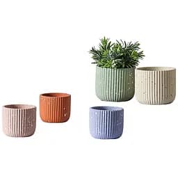 Горшок для цветов Led Margo 16.5 х 16.5 х 14.5 см без поддона в ассортименте (A040053)