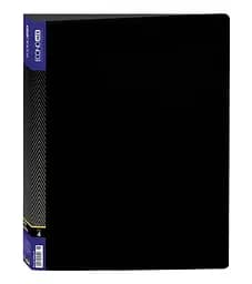 Папка-регистратор пластиковая А4 Е30702 Economix с 4-мя О-образными кольцами 3мм Черный