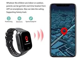 Смарт годинник телефон для дітей Lemfo LT23 з GPS, 4G LTE, SIM-картою, відеодзвінками, прослуховуванням, геозоною та кнопкой SOS Блакитний - мініатюра 8