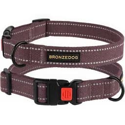 Нашийник для собак Barksi Сotton XL 43-66х2.5 см черрі