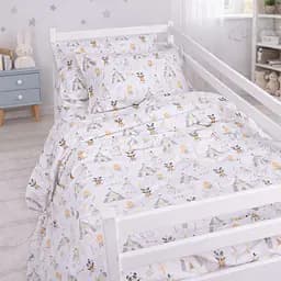 Комплект постельного белья MirSon бязь Kids Time Baby Circus 2x143x210 см (2200012576687)