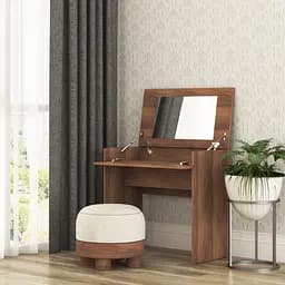 Трюмо с зеркалом в спальню MebelStar Нео 80x43x75,2 см Дуб янтарный (MBS-1239)