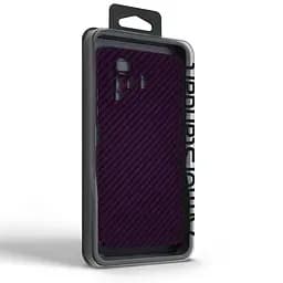 Карбоновый чехол для Xiaomi Redmi Note 12S 4G, LikeCarbon, фиолетовый, панель, защитный чехол-накладка, ультратонкий и легкий, противоударный, обеспечивает защиту от ударов, падений и царапин, ArmorStandart (ARM71950) - мініатюра 3