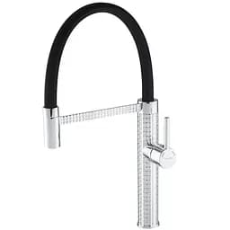 Змішувач для кухні Mixxus Premium Oliwer 017 з гнучким виливом MI6965 Хром