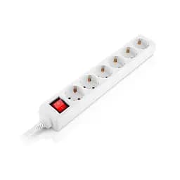 Фільтр живлення REAL-EL RS-6 Protect M 1.8м White (EL122300031) - мініатюра 2