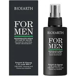 Спрей-деодорант Bioearth For Men No gas No alcohol Spray Deodorant 100 мл