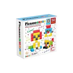 Конструктор Picasso магнітний Tiles Building Cubes 50 деталей (817338023645) - мініатюра 1