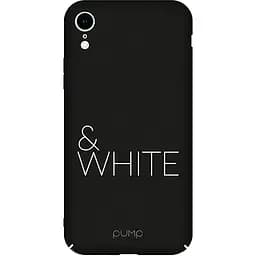 Чохол-накладка Pump Tender Touch Case for iPhone XR Black&White