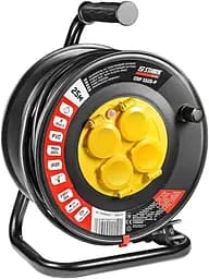 Подовжувач на котушці Stark CRP 1525-P 4 розетки, 25 м, чорний (242000001) - мініатюра 5