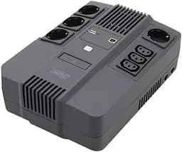 ДБЖ 800VA/480W LED RJ45 USB 4xSchuko+3xC13 Digitus teh0013466