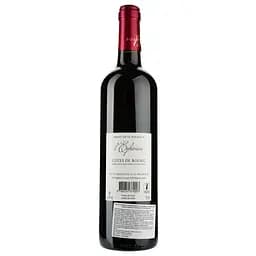 Вино l'Ephemere AOP Cotes de Bourg 2018, червоне, сухе, 0,75 л - мініатюра 2