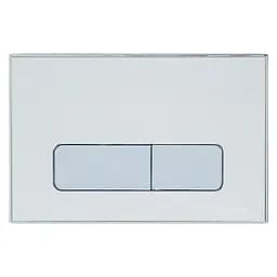 Кнопка змиву Imprese i7113AP срібло сатин, вставка з алюмінію