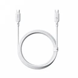 Кабель Baseus Silky Series Fast Charging Cable Type-C to Type-C 100W 1m White - мініатюра 3